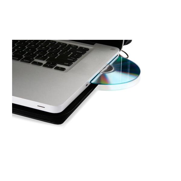 120877 Moshi 99MO010006 Moshi Codex for MacBook Pro 15" sort metallic dataveske